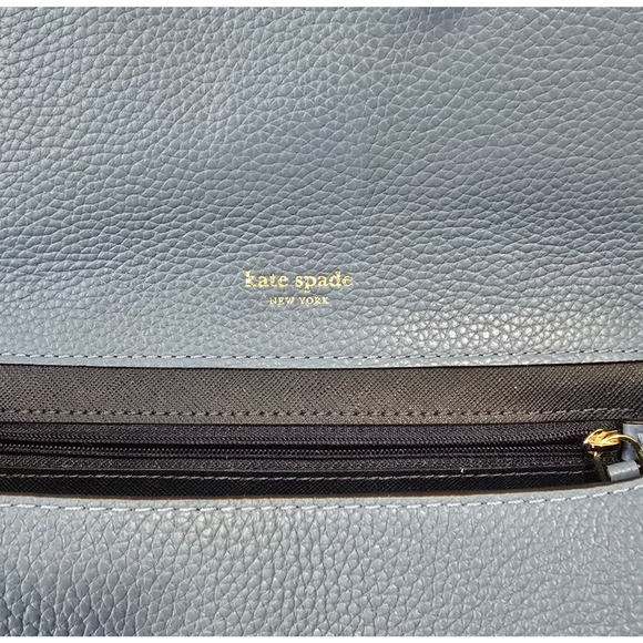 Kate Spade Essential Medium Backpack Manta Blue Leather w/ Dust Bag NWOT main image 8